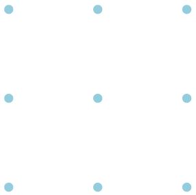 フリー方眼紙ドット25(A4-10mm点-青色)無料印刷用紙